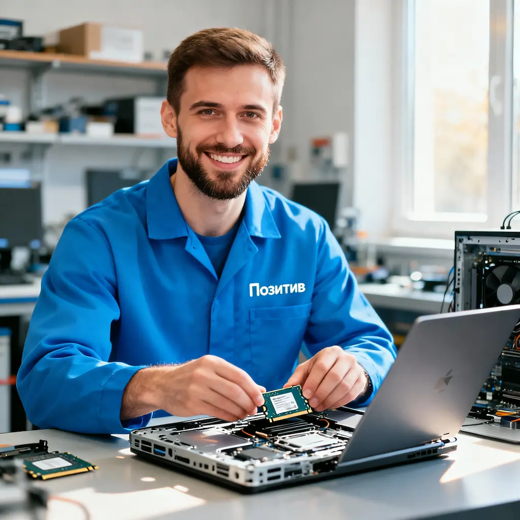 заменить HDD на SSD на ноутбуке в Рязани