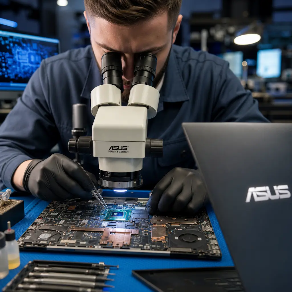 Замена видеокарты ноутбука Asus в Рязани