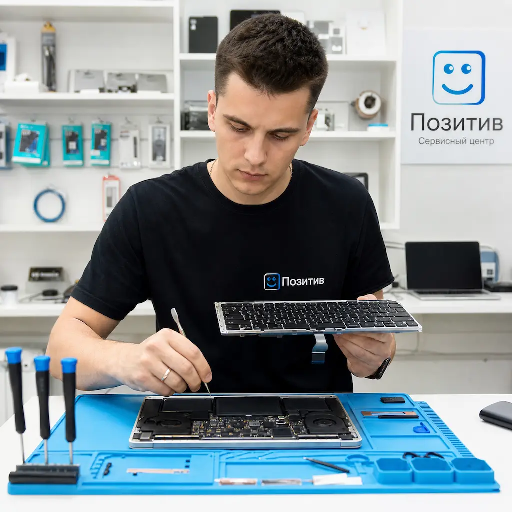заменить клавиатуру на Apple Macbook в Рязани