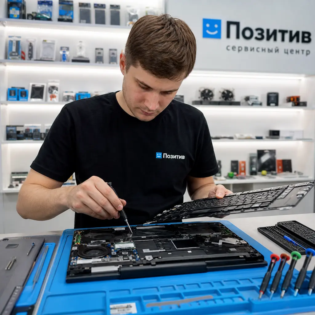 заменить клавиатуру на ноутбуке Samsung в Рязани