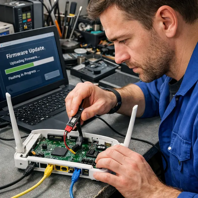 Обновление прошивки роутера в Рязани