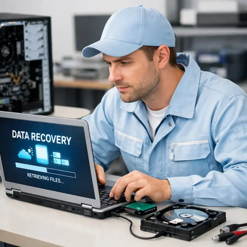 Восстановление данных и файлов в Рязани