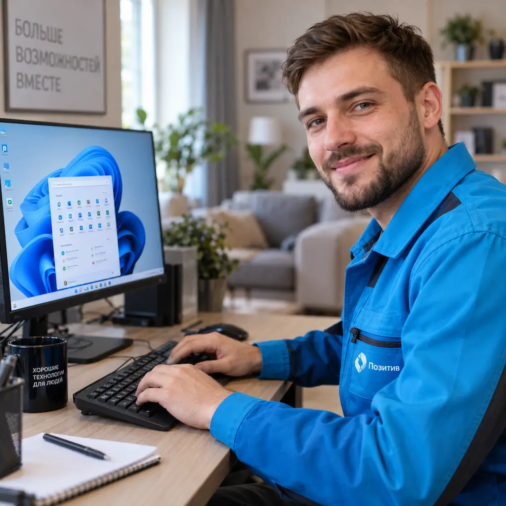 Настройка Windows в Рязани на дому