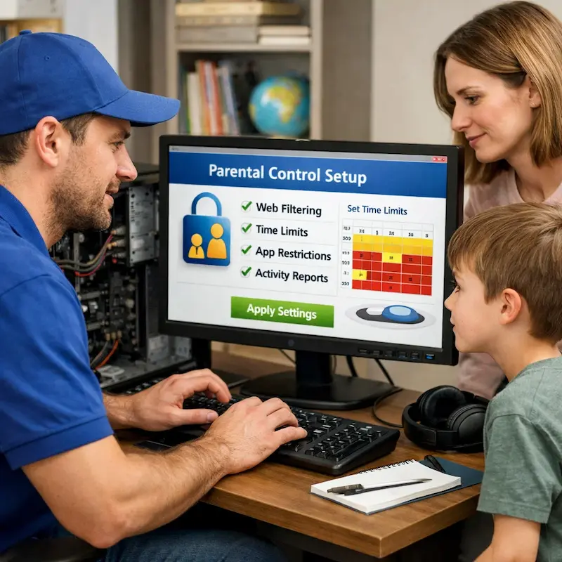 установка родительского контроля в Рязани