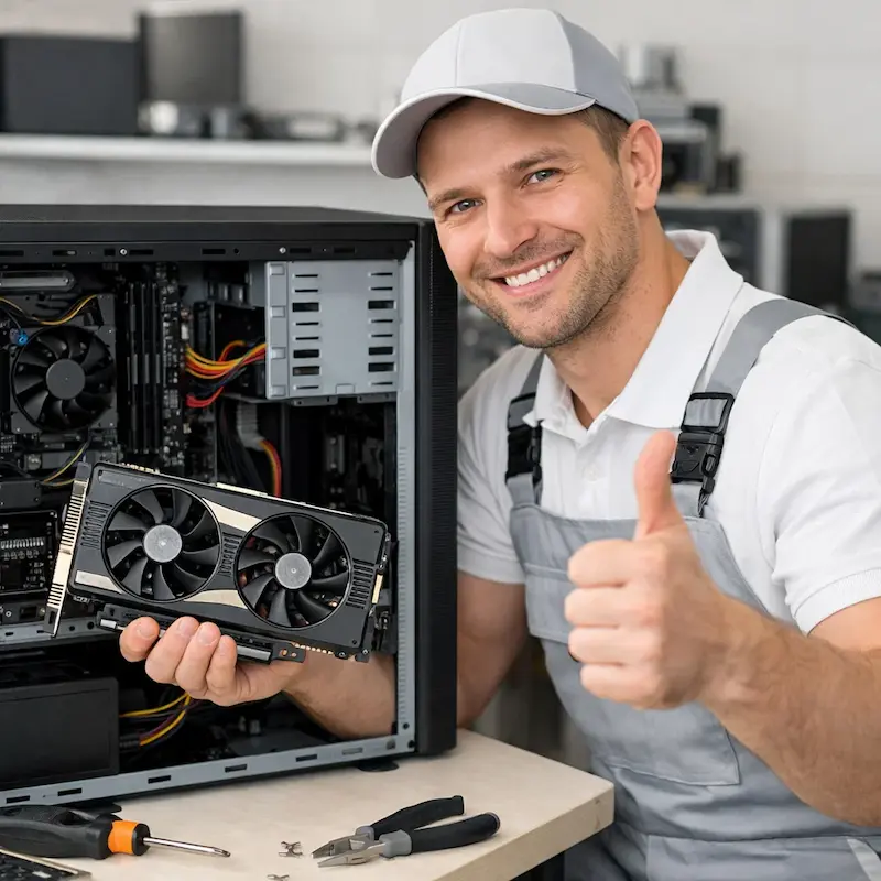 Замена видеокарты ПК в Рязани