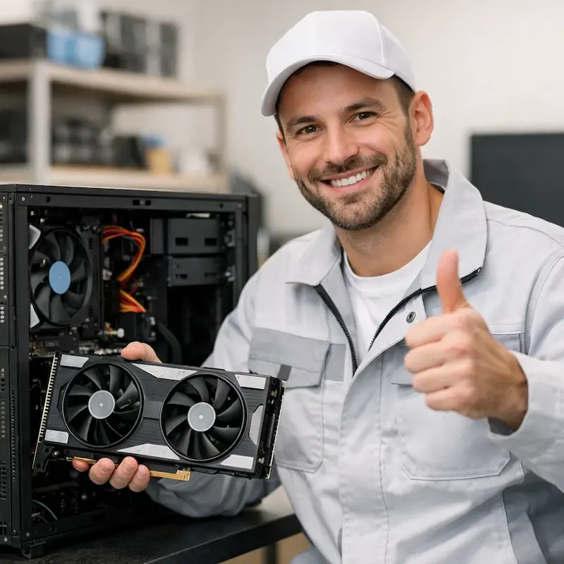 установка видеокарты на ПК в Рязани