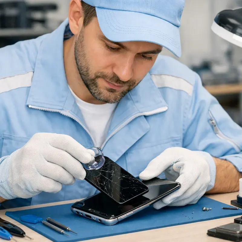 Заменить сенсорное стекло на смартфоне в Рязани